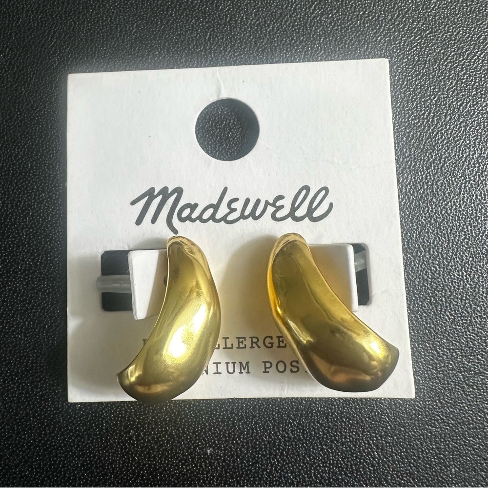 Madewell Droplet Stud Statement Earrings - Picture 2 of 3